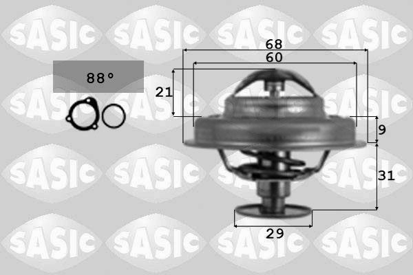 Termostat, środek chłodzący SASIC 4000359
