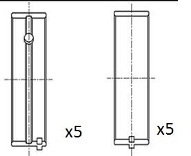 Lożisko kľukového hriadeľa FAI AUTOPARTS BM1069-STD