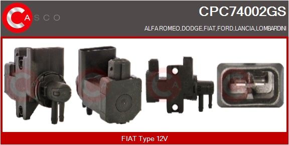 Měnič tlaku, výfukový systém CASCO CPC74002GS