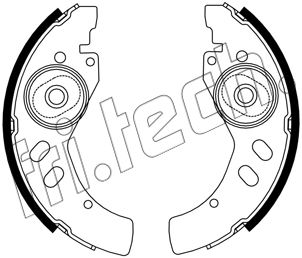 Zestaw szczęk hamulcowych FRI.TECH. 1253.745