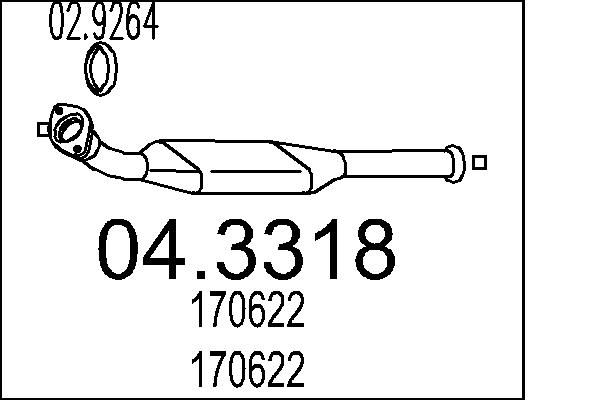 Katalizator MTS 04.3318