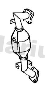 Filtr sadzy / filtr cząstek stałych, układ wydechowy KLARIUS 2505126041