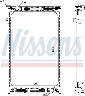 Radiator, racire motor NISSENS 67171