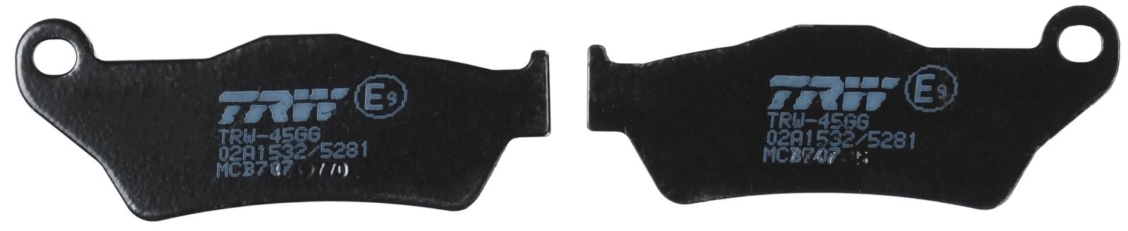 set placute frana,frana disc TRW Organic Allround MCB707