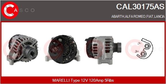 generátor CASCO CAL30175AS