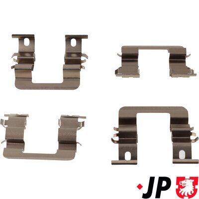 Set accesorii, placute frana JP Group 3664003610