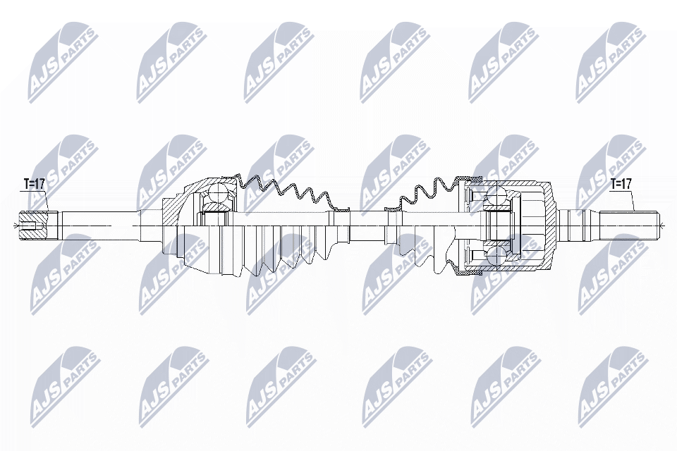 Wał napędowy NTY NPW-IS-005