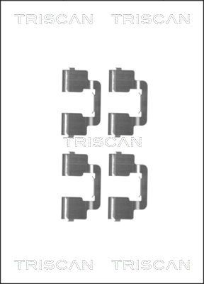 Zestaw akcesoriów, klocki hamulcowe TRISCAN 8105 101653