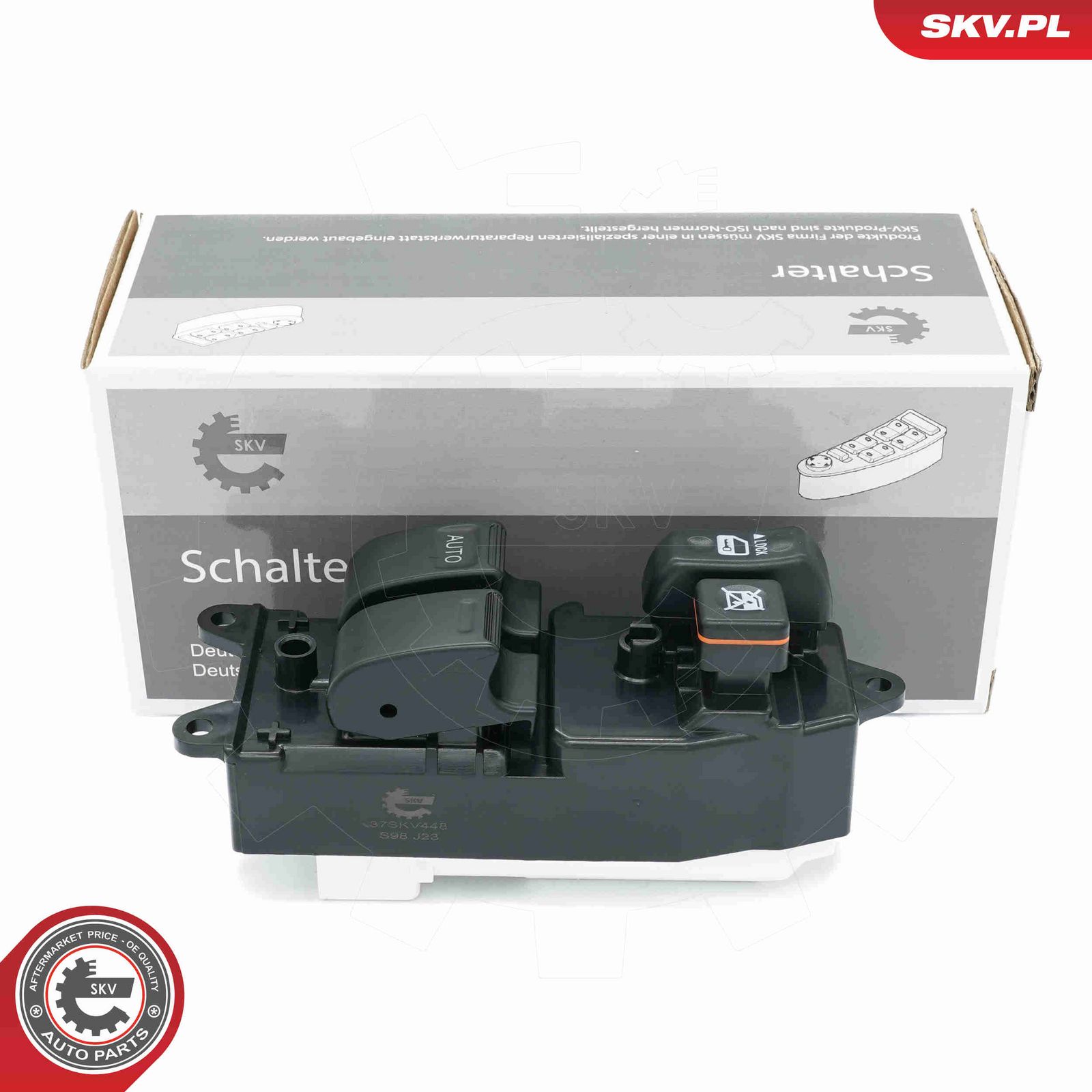 Выключатель, стеклолодъемник