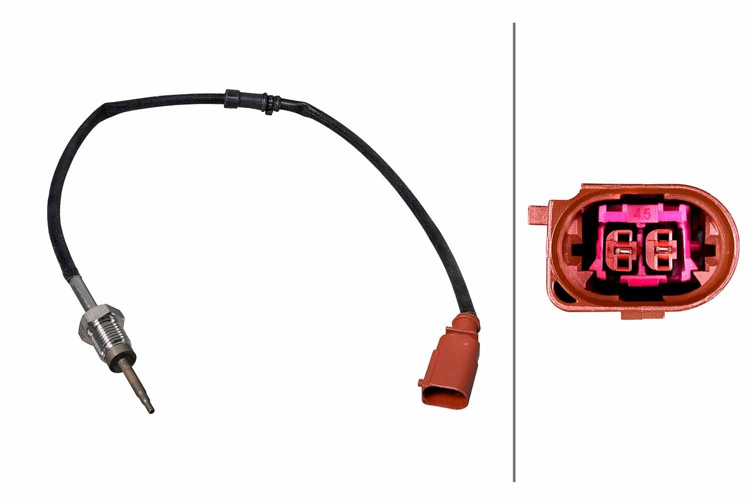 Senzor, temperatura gaze evacuare HELLA 6PT 358 226-621