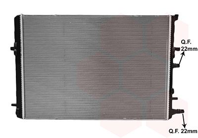Radiateur basse température, refroid. d'air de suralim.