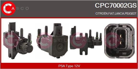 Levně Měnič tlaku, výfukový systém CASCO CPC70002GS