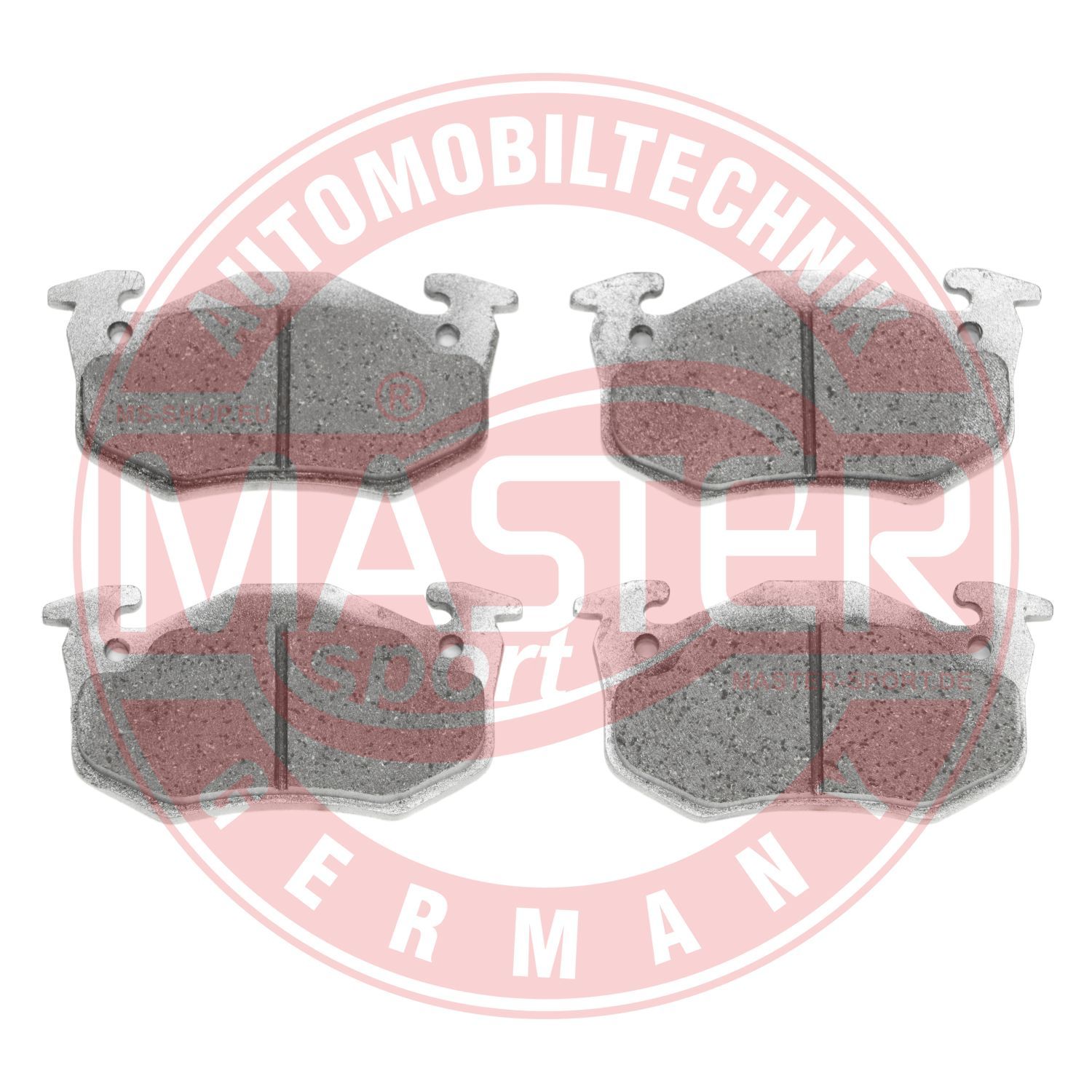 Zestaw klocków hamulcowych, hamulce tarczowe MASTER-SPORT GERMANY 13046038232K-SET-MS