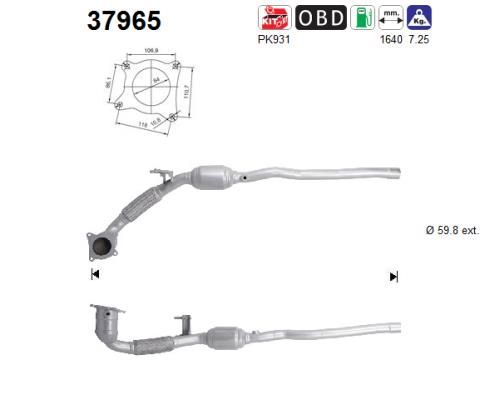 Katalizator AS 5N0254501AX