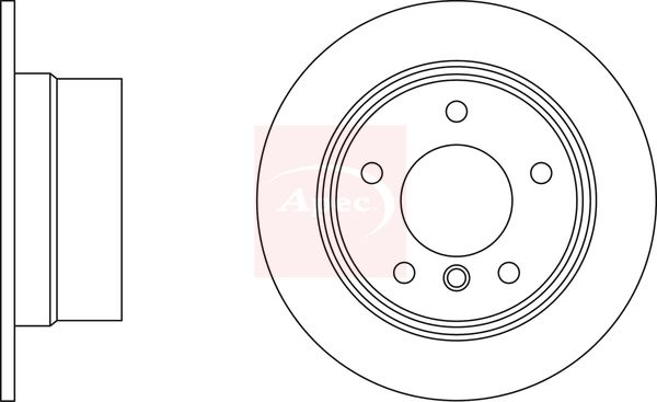 Apec - Rear Brake Disc