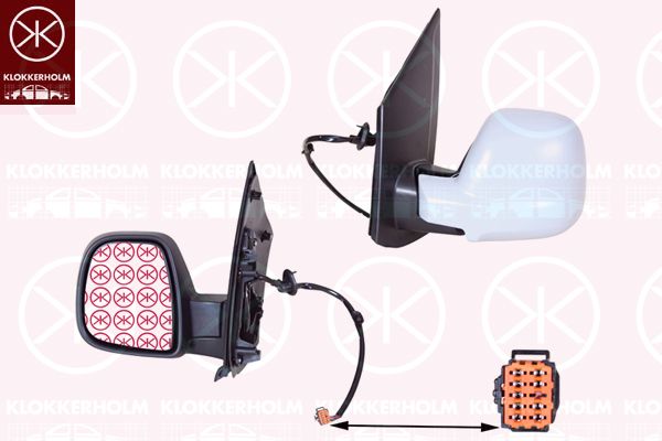 Lusterko zewnętrzne KLOKKERHOLM 05541047