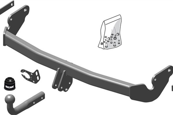 Zestaw zaczepu przyczepy BRINK 545400