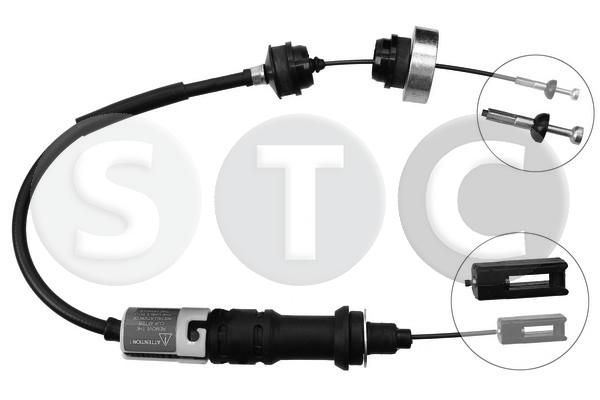 Cięgło, sterowanie sprzęgłem STC T480159