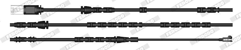 senzor de avertizare,uzura placute de frana FERODO FWI415