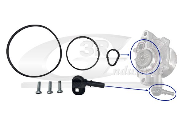 Set reparatie, pompa vacuum (Siste frana) 3RG 74206