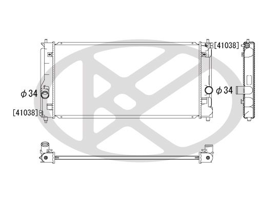 Radiator, racire motor KOYORAD PL010929