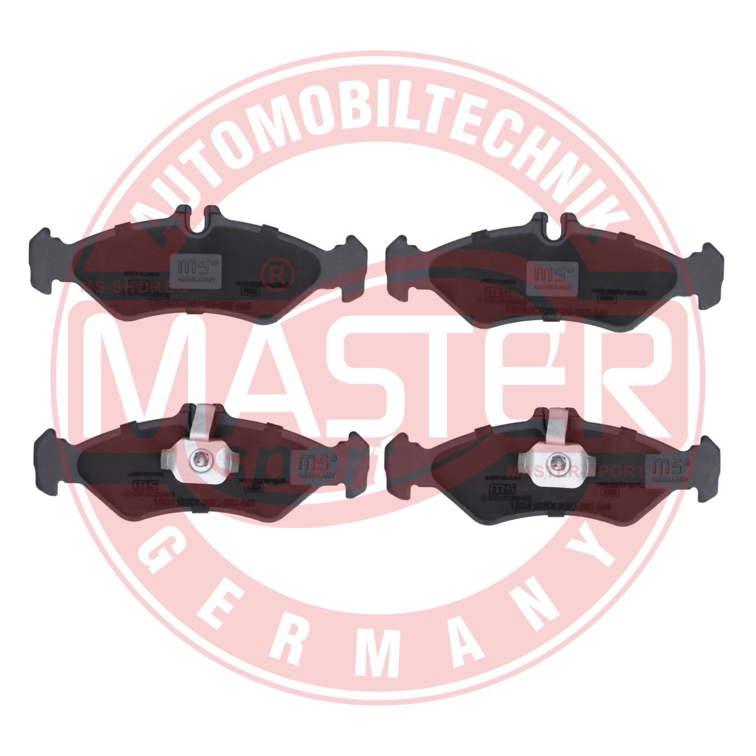 Zestaw klocków hamulcowych, hamulce tarczowe MASTER-SPORT GERMANY 13046070832N-SET-MS