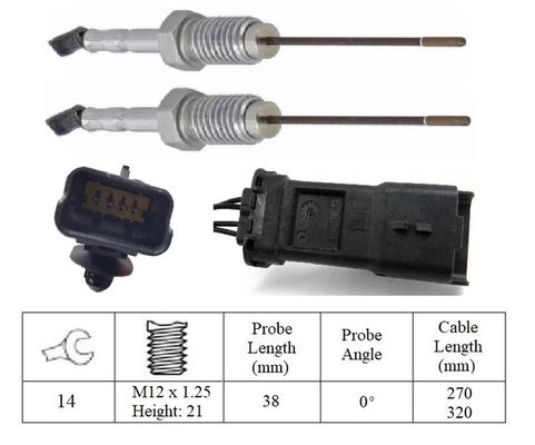 czujnik, temperatura spalin LUCAS LGS7311