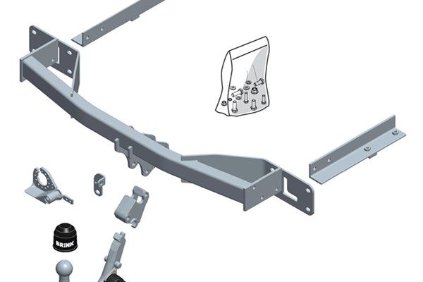 Zestaw zaczepu przyczepy BRINK 532800