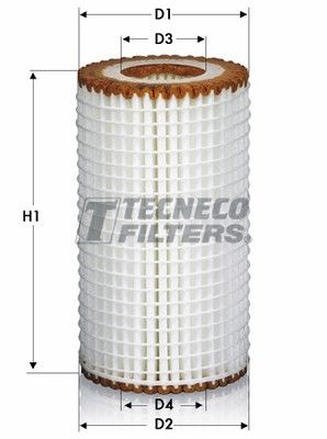 Filtr oleju TECNECO FILTERS OL0208/1E