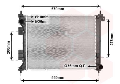 Radiateur, refroidissement du moteur