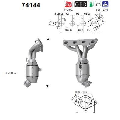 Katalizator AS 14002JD90A