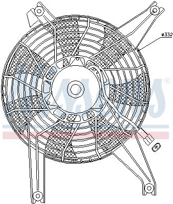 Ventilateur, refroidissement du moteur