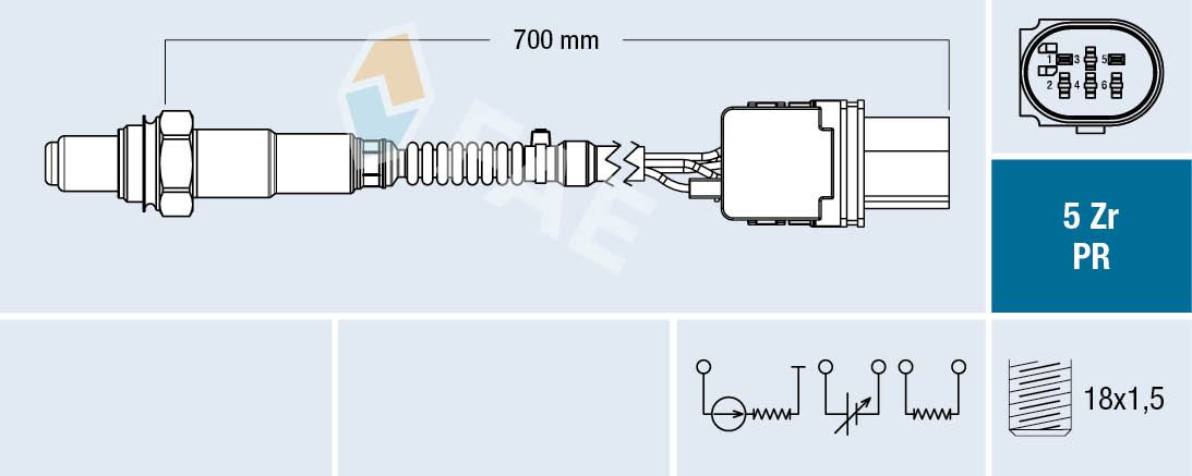 Sonda lambda FAE 75127