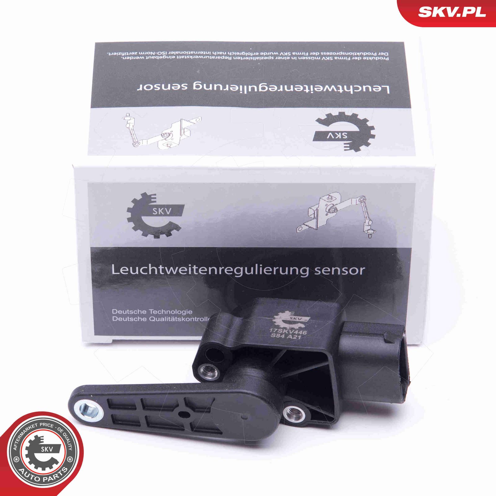 Sensors, lukturu augstuma regulēšana