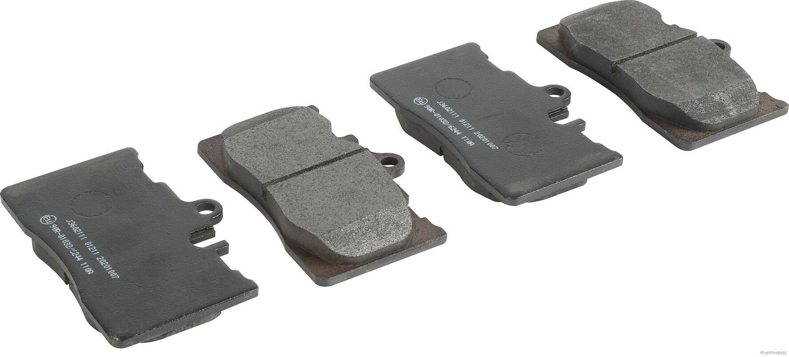 set placute frana,frana disc HERTH+BUSS JAKOPARTS J3602111