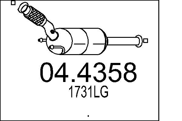 Katalizator MTS 04.4358
