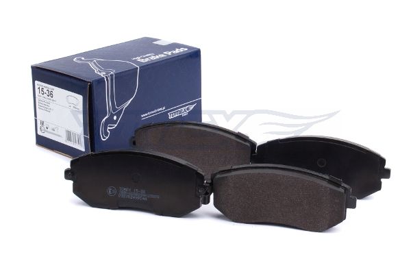 Levně Sada brzdových destiček, kotoučová brzda TOMEX Brakes 15-36