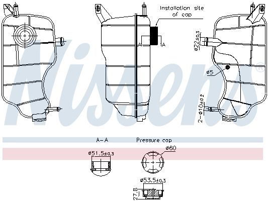 Vas de expansiune, racire NISSENS 996338