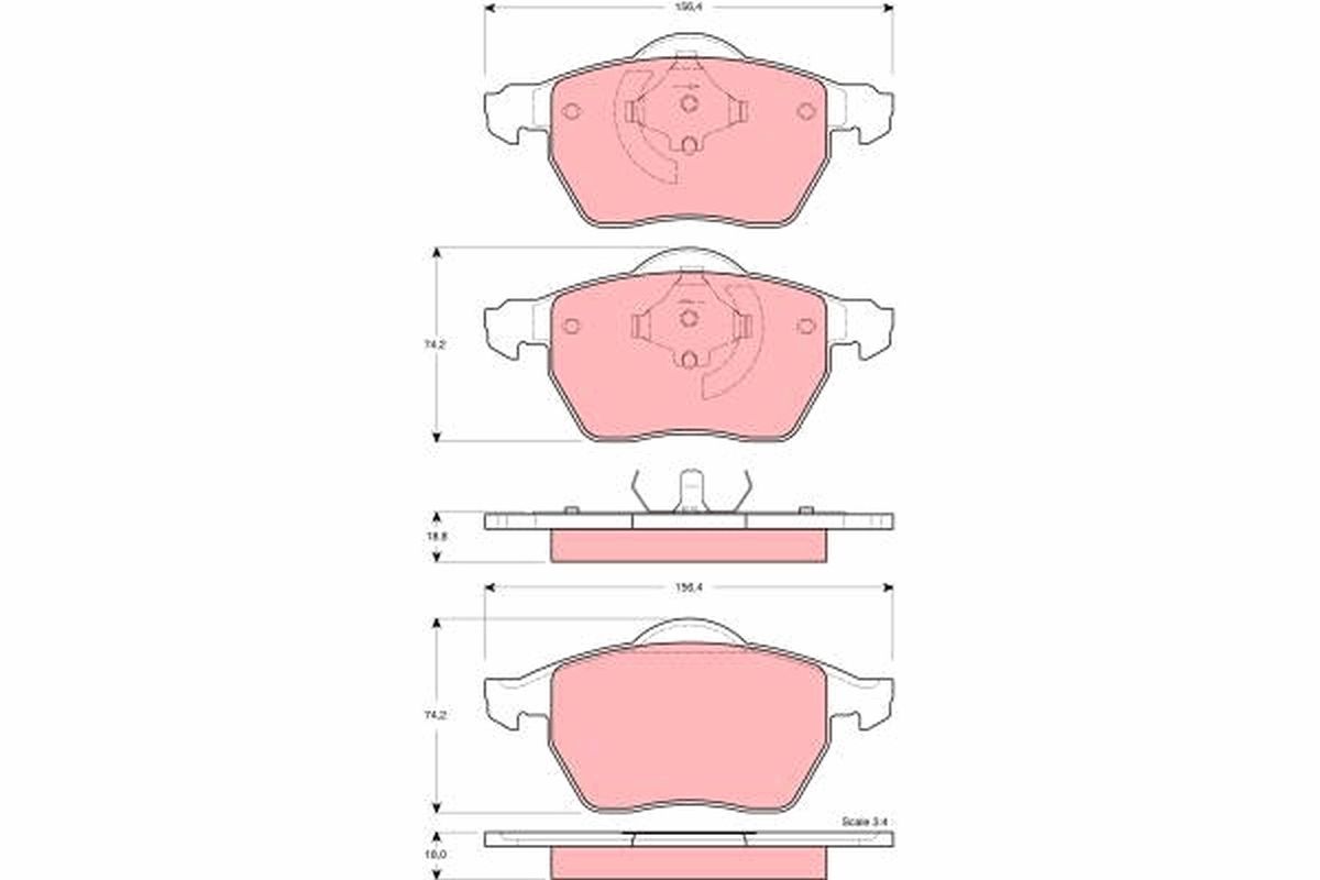 Piduriklotsi komplekt,ketaspidur