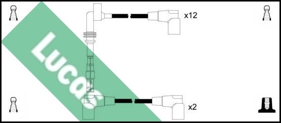 Zestaw przewodów zapłonowych LUCAS LUC5259