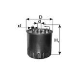 Filtr paliwa PZL FILTERS PD62