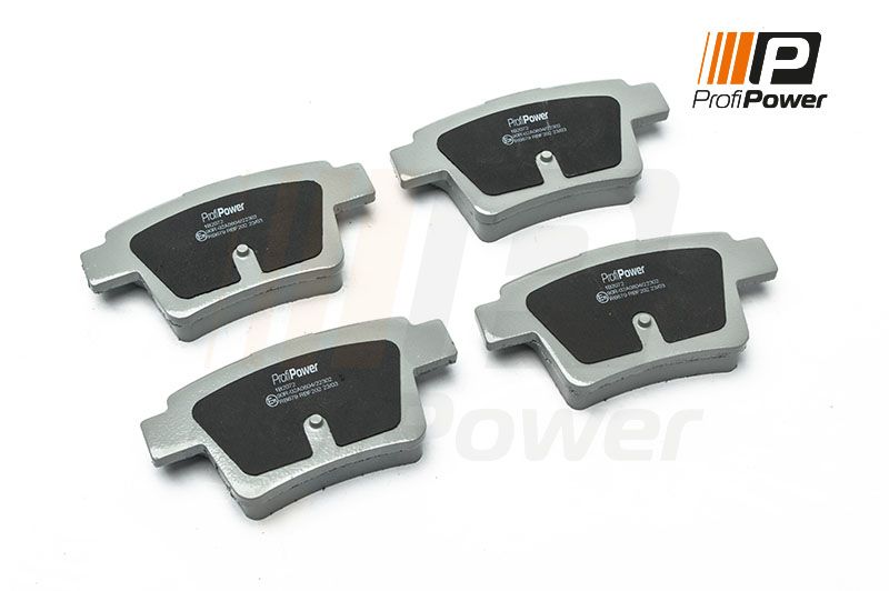 E-shop Sada brzdových platničiek kotúčovej brzdy ProfiPower 1B2072