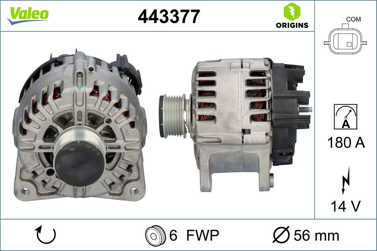 Alternator VALEO 443377