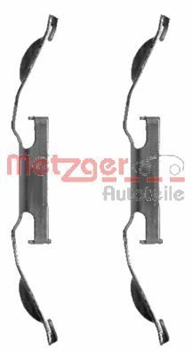 Set accesorii, placute frana METZGER 109-1221