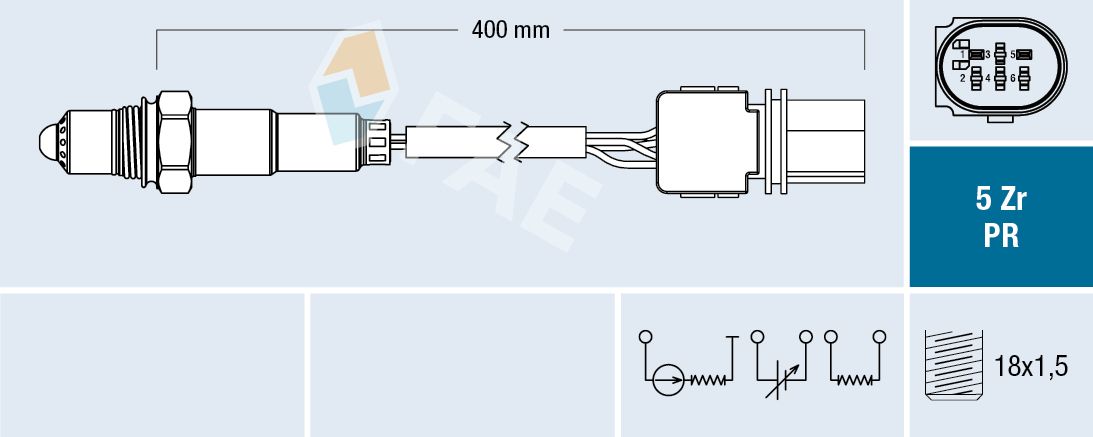 Sonda lambda FAE 75133