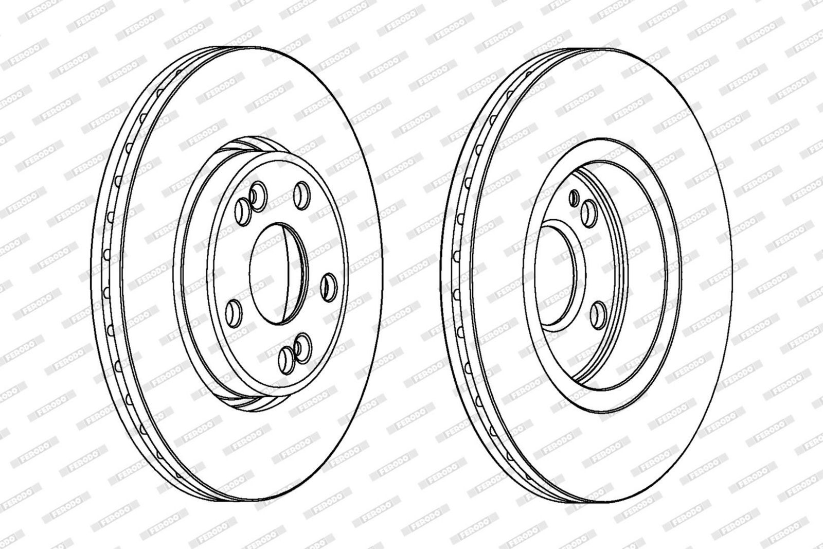 Disc frana FERODO DDF1123C