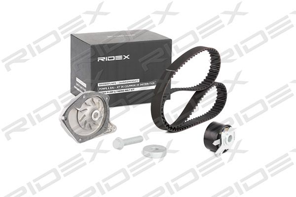 Pompa wodna + zestaw paska rozrządu RIDEX 3096W0013