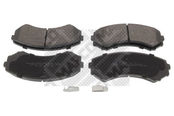 Zestaw klocków hamulcowych, hamulce tarczowe MAPCO 6785