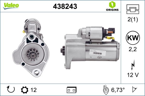 Rozrusznik VALEO 438243