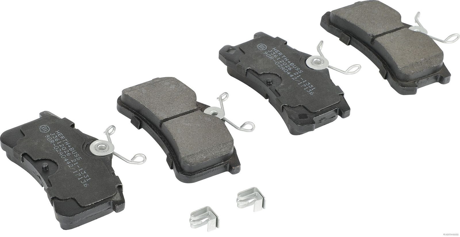 set placute frana,frana disc HERTH+BUSS JAKOPARTS J3612026